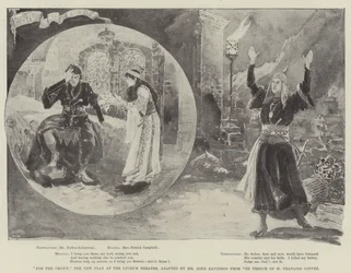 Für die Krone, das neue Stück im Lyceum Theatre, adaptiert von Mr. John Davidson aus dem Französischen von M. Francois Coppee